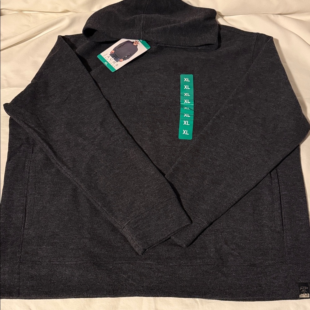 Men's Blue/Charcoal Hoodie Sweater